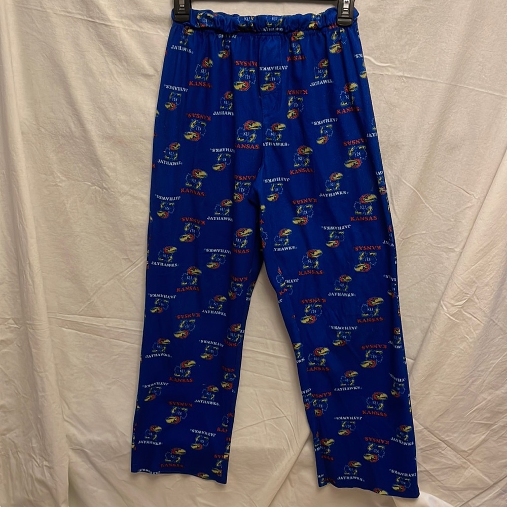 ☘️ Boys L KU Pajama Pants
